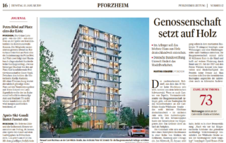 Genossenschaft setzt auf Holz