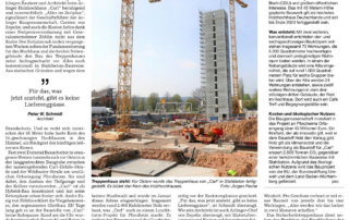 Rückgrat des hölzernen Riesen ist fertig